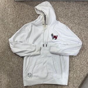 GOAT USA Holiday Graphic Logo White Holiday Hoodie